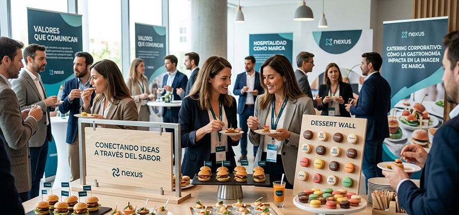 Eventos empresariales que comunican valores