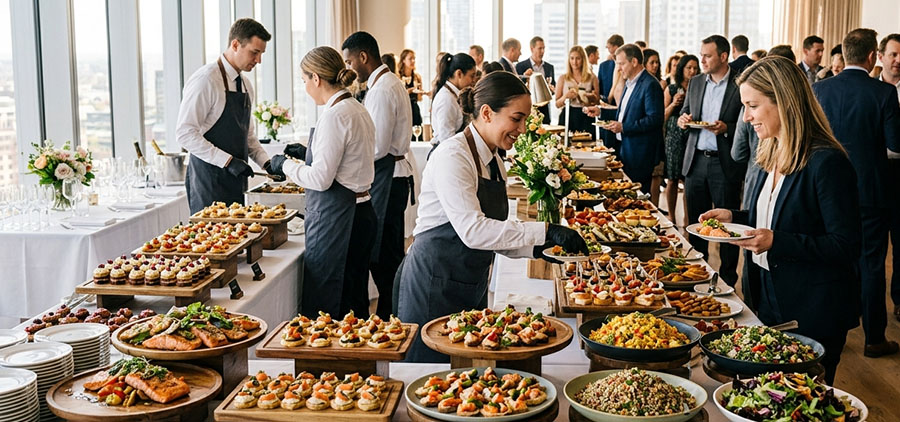 Catering para eventos: las claves del &eacute;xito